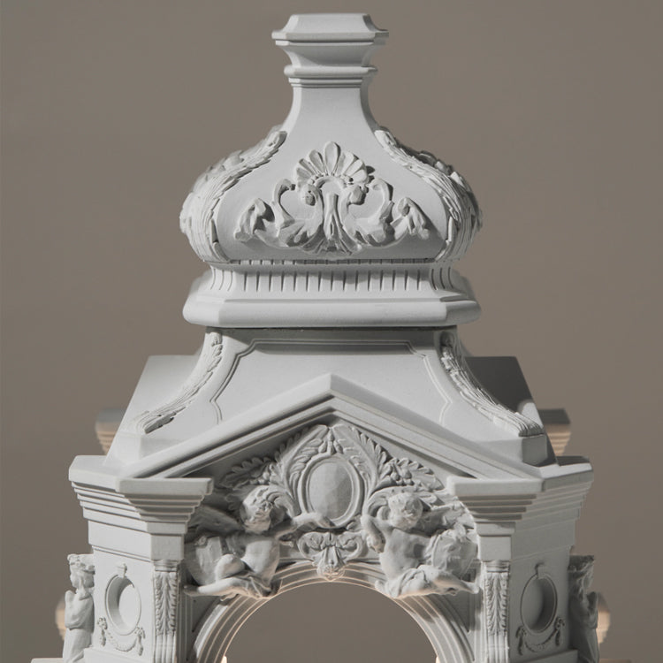 Rose Sanctuary Cement Candle Warmer Lamp