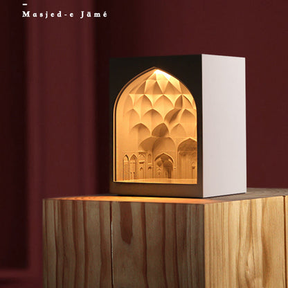 Jumeirah Gate Cement Candle Warmer Lamp