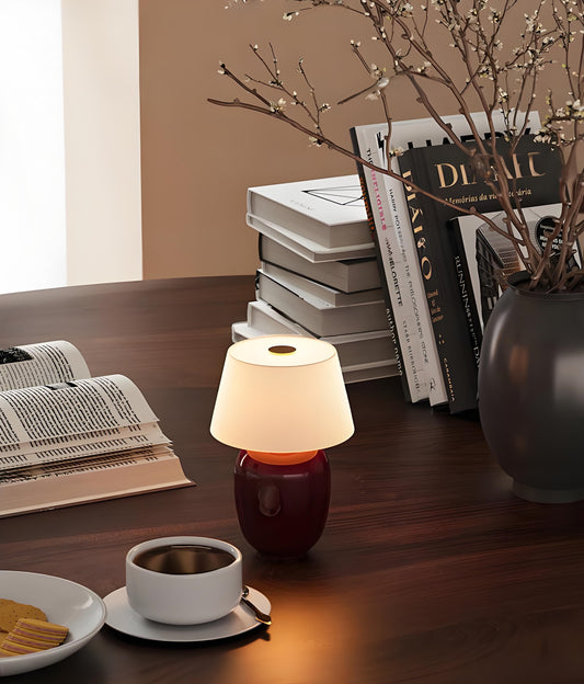 Ceramic Rechargeable Table Lamp