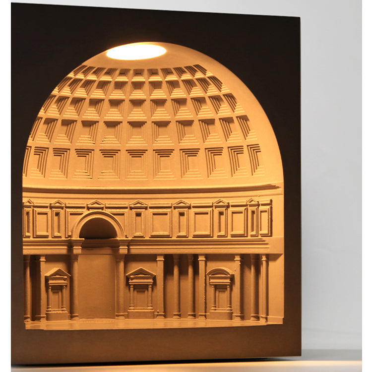 Pantheon Cement Ambient Candle Warmer Lamp