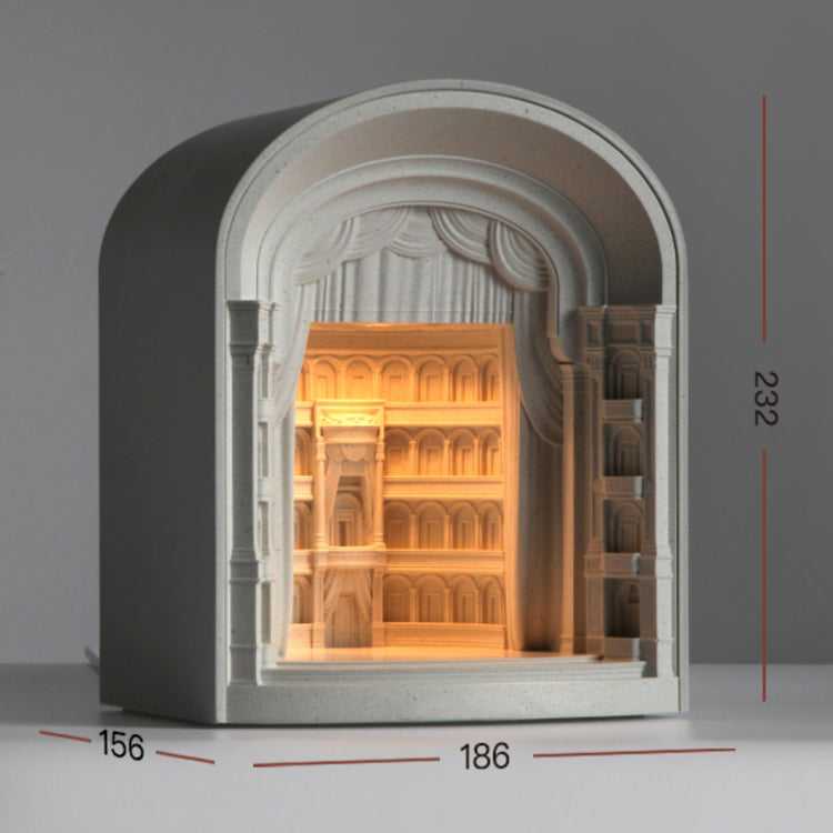 Roman Theatre Candle Warmer Lamp