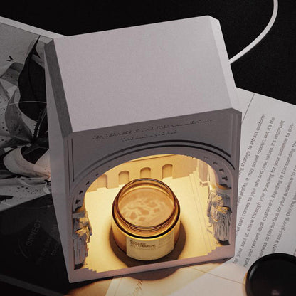 Our Lady Temple Candle Warmer Lamp