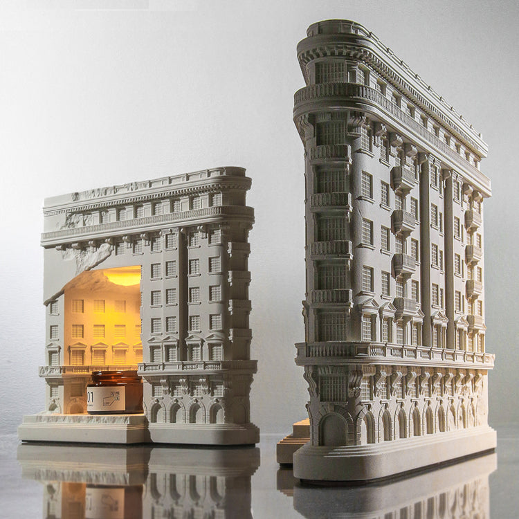 Wukang Building Cement Candle Warmer Lamp