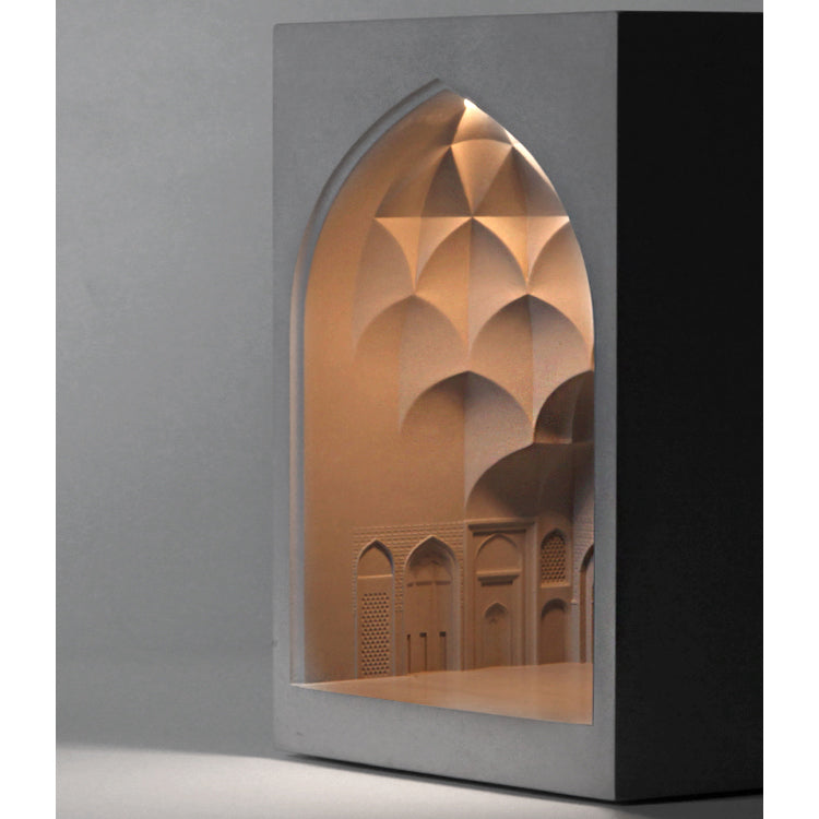 Jumeirah Gate Cement Candle Warmer Lamp