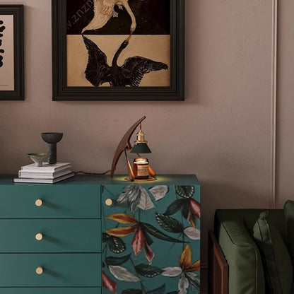 Black Walnut Mantis Aromatherapy Vintage Wax Melting Lamp