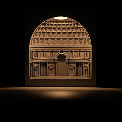 Pantheon Cement Ambient Candle Warmer Lamp