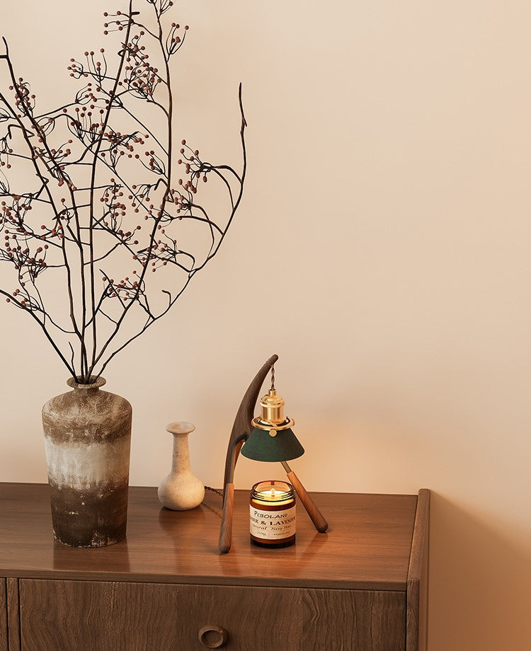 Black Walnut Mantis Aromatherapy Vintage Wax Melting Lamp