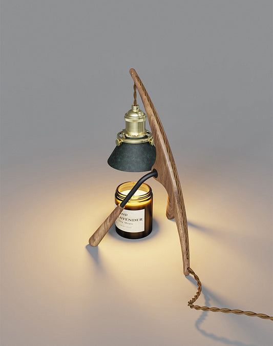 Black Walnut Mantis Aromatherapy Vintage Wax Melting Lamp