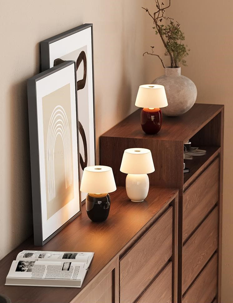 Ceramic Rechargeable Table Lamp